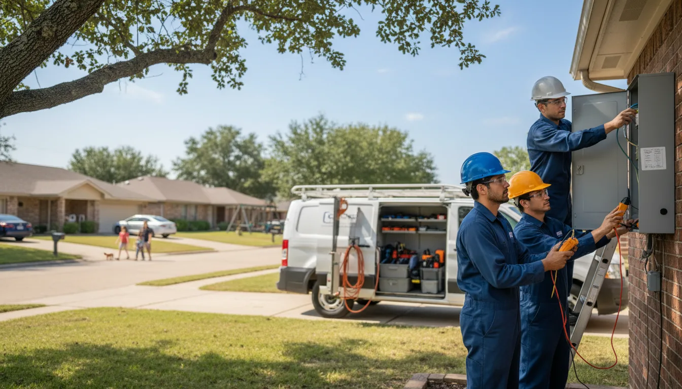 Certified electrician providing emergency electrical services in Dayton, OH